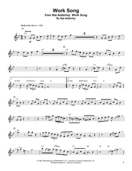 page one of Work Song (Trumpet Transcription)