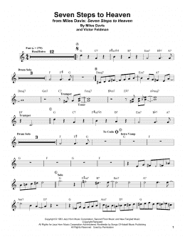 page one of Seven Steps To Heaven (Trumpet Transcription)