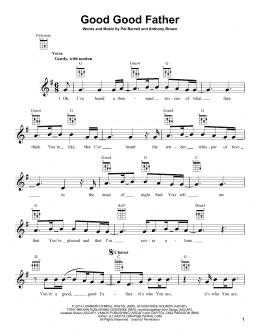 page one of Good Good Father (Ukulele)