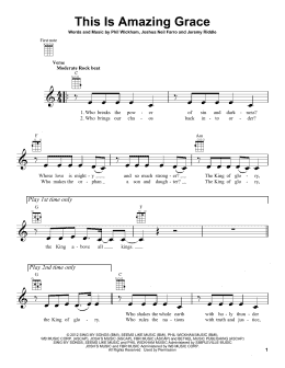 page one of This Is Amazing Grace (Ukulele)