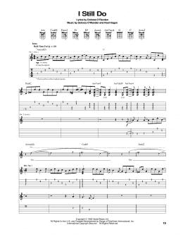 page one of I Still Do (Guitar Tab)
