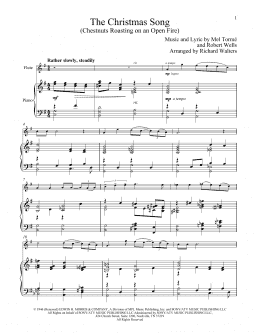 page one of The Christmas Song (Chestnuts Roasting On An Open Fire) (Flute and Piano)