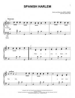 page one of Spanish Harlem (Accordion)