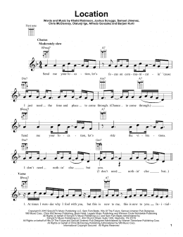 page one of Location (Ukulele)