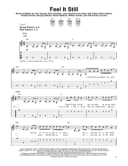 page one of Feel It Still (Easy Guitar Tab)