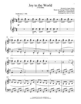 page one of Joy To The World (Educational Piano)