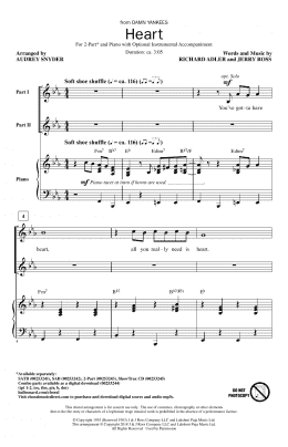 page one of Heart (2-Part Choir)