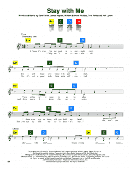 page one of Stay With Me (ChordBuddy)