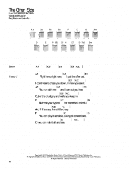 page one of The Other Side (Guitar Chords/Lyrics)