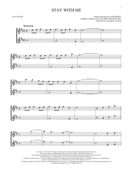 page one of Stay With Me (Alto Sax Duet)