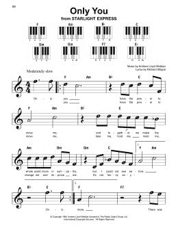 page one of Only You (Super Easy Piano)