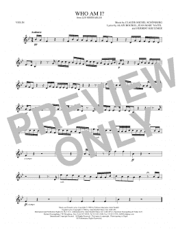 page one of Who Am I? (Violin Solo)