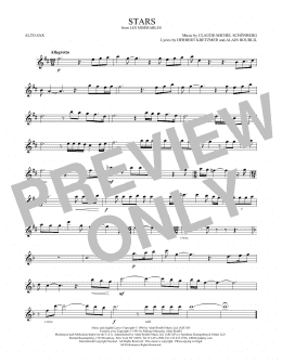 page one of Stars (Alto Sax Solo)