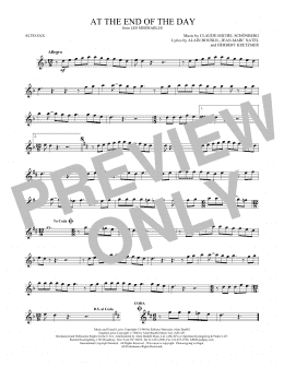 page one of At The End Of The Day (Alto Sax Solo)