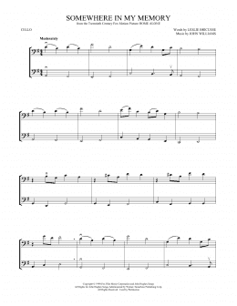 page one of Somewhere In My Memory (Cello Duet)