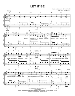 page one of Let It Be (Accordion)