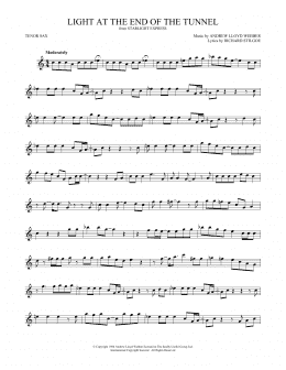 page one of Light At The End Of The Tunnel (Tenor Sax Solo)