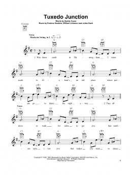 page one of Tuxedo Junction (Ukulele)