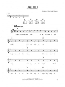 page one of Jingle Bells (Solo Guitar)