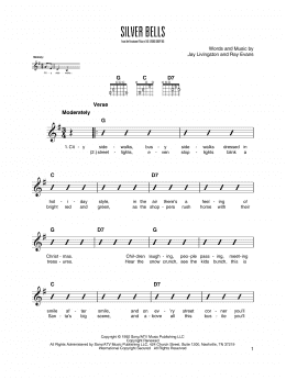 page one of Silver Bells (Solo Guitar)