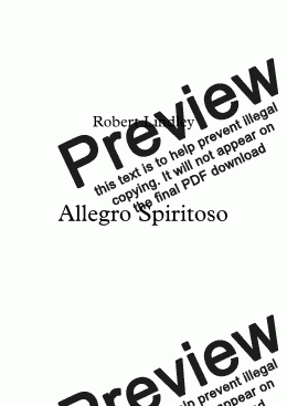 page one of Allegro Spiritoso