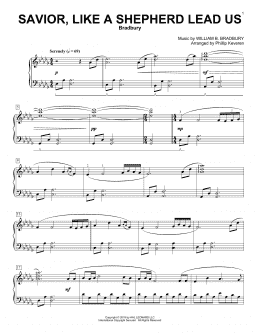 page one of Savior, Like A Shepherd Lead Us (arr. Phillip Keveren) (Piano Solo)