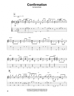 page one of Confirmation (Solo Guitar)