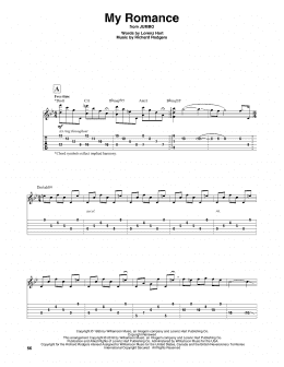 page one of My Romance (Solo Guitar)