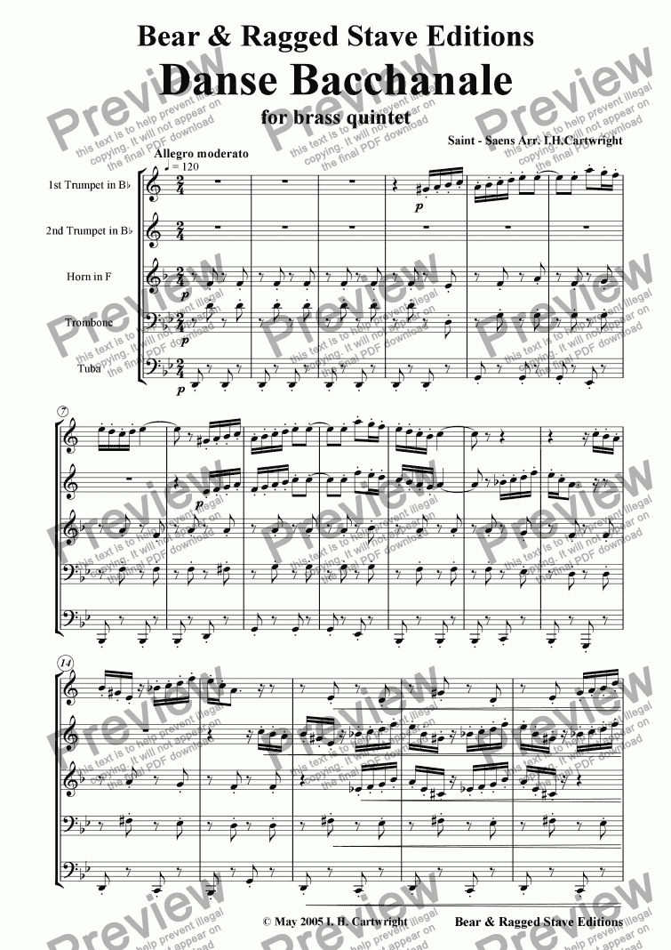 free brass quintet sheet music pdf