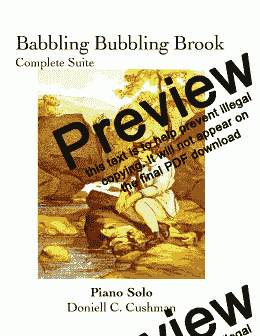 page one of Bubbling Babbling Brook - Complete Suite