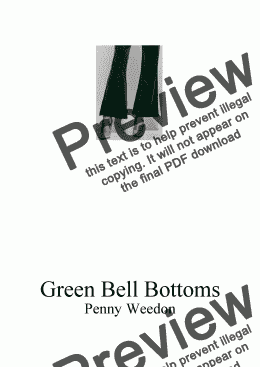 page one of Green Bell Bottoms