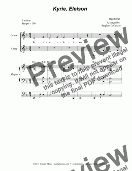 page one of Mass Of The Immaculate Conception (Score) (SAB version)