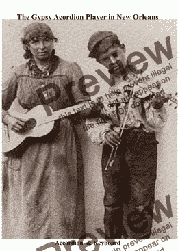 page one of The Gypsy Accordionist in New Orleans