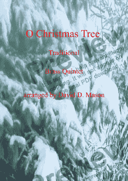 page one of O Christmas Tree