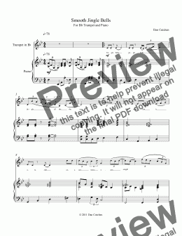 page one of Trumpet-Smooth Jingle Bells