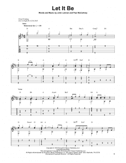 page one of Let It Be (Solo Guitar)