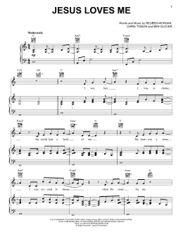 page one of Jesus Loves Me (Piano, Vocal & Guitar Chords (Right-Hand Melody))