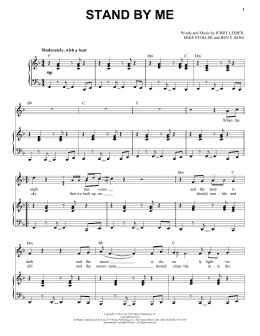 page one of Stand By Me (Piano & Vocal)