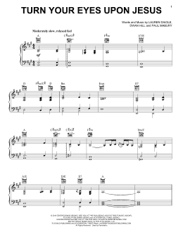 page one of Turn Your Eyes Upon Jesus (Piano, Vocal & Guitar Chords (Right-Hand Melody))