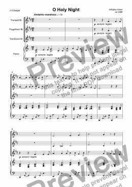 page one of O Holy Night