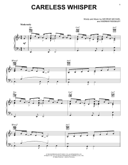 page one of Careless Whisper (Vocal Pro + Piano/Guitar)