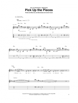 page one of Pick Up The Pieces (Guitar Tab)