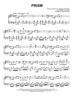 page one of Prism (Piano Solo)