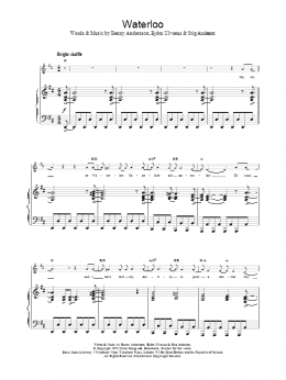 page one of Waterloo (Piano, Vocal & Guitar Chords)