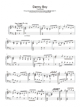 page one of Danny Boy (Piano Solo)