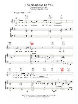 page one of The Nearness Of You (Piano, Vocal & Guitar Chords)