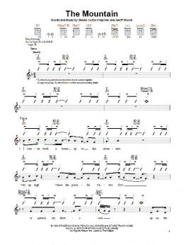 page one of The Mountain (Easy Guitar)