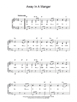 page one of Away In A Manger (Piano Solo)