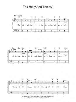 page one of The Holly And The Ivy (Piano Solo)