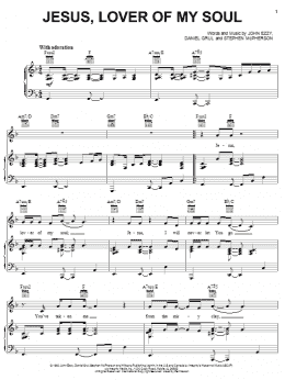 page one of Jesus, Lover Of My Soul (Piano, Vocal & Guitar Chords (Right-Hand Melody))